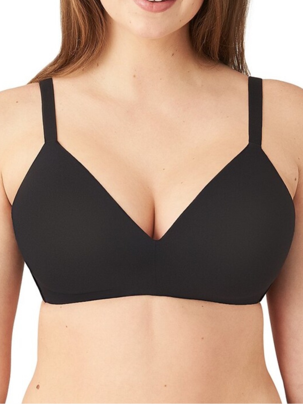 New Wacoal How Perfect Wire Free T-Shirt Bra in Black 852189 Size 38C
